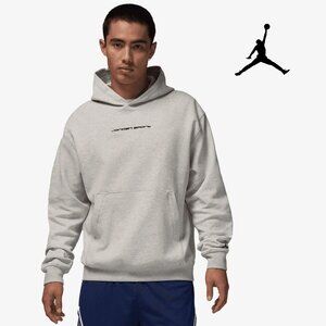 Jordan Dri-FIT Sport Men's Fleece Pullover Hoodie Grey size 3XL